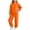 Orange, variant on Cethrio Girls Outfit Sets Size 14, Long Sleeve Casual Fleece-lined 2 PC Sweatshirts and Sweatpants Sets Pink