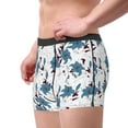 thumbnail image 2 of Disketp Lilies Flowers Men's Boxer Briefs,Soft and Breathable Cotton Underwear with ComfortFlex Waistband, 2 of 7