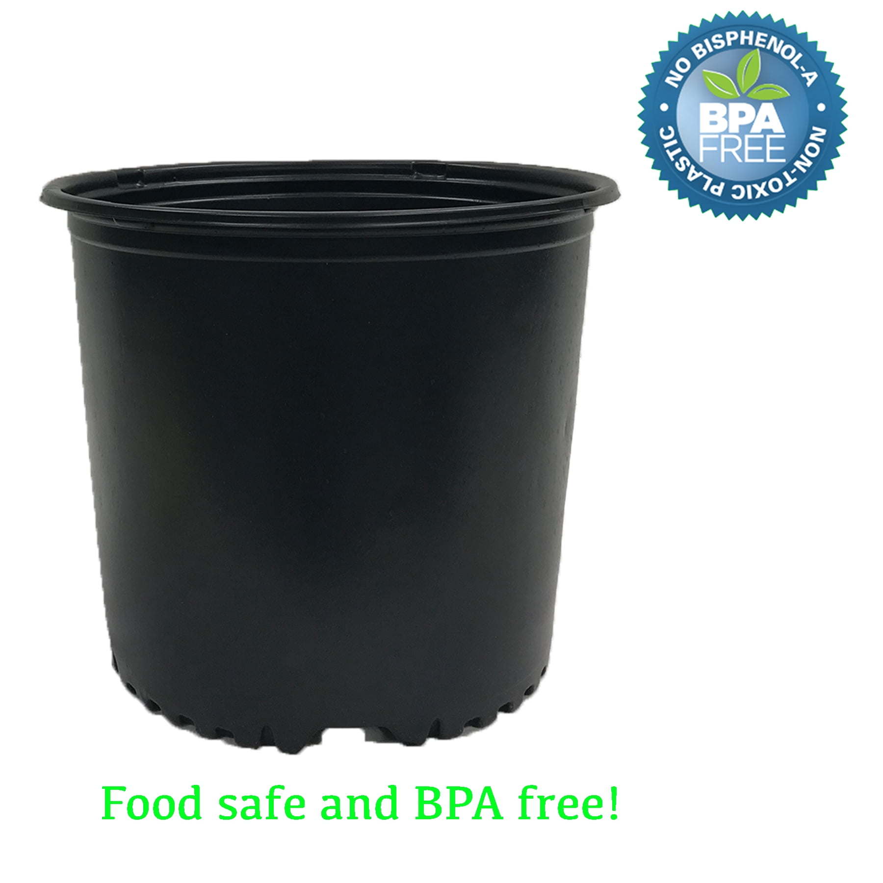Plastic Garden Nursery Pots, Set of 20