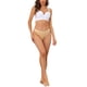 thumbnail image 2 of INSPIRAR CHIC Paquetes de Mujeres G-String Braguitas Transpirables Hi-Cut Tanga S 6 Beige, 2 of 4