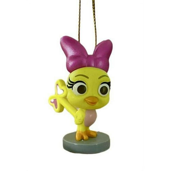 Happy Helper Cuckoo Loca Yellow Bird Ornament 2” Figure Figurine Charm Minnie New