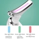 thumbnail image 5 of Facial Massager, 3 Color LED Face Skin Rejuvenation for Face & Neck Beauty Device, 3 in 1 Face Massager, Microglow Handset for Skin Care, Neck Device Glossy (Black), 5 of 5