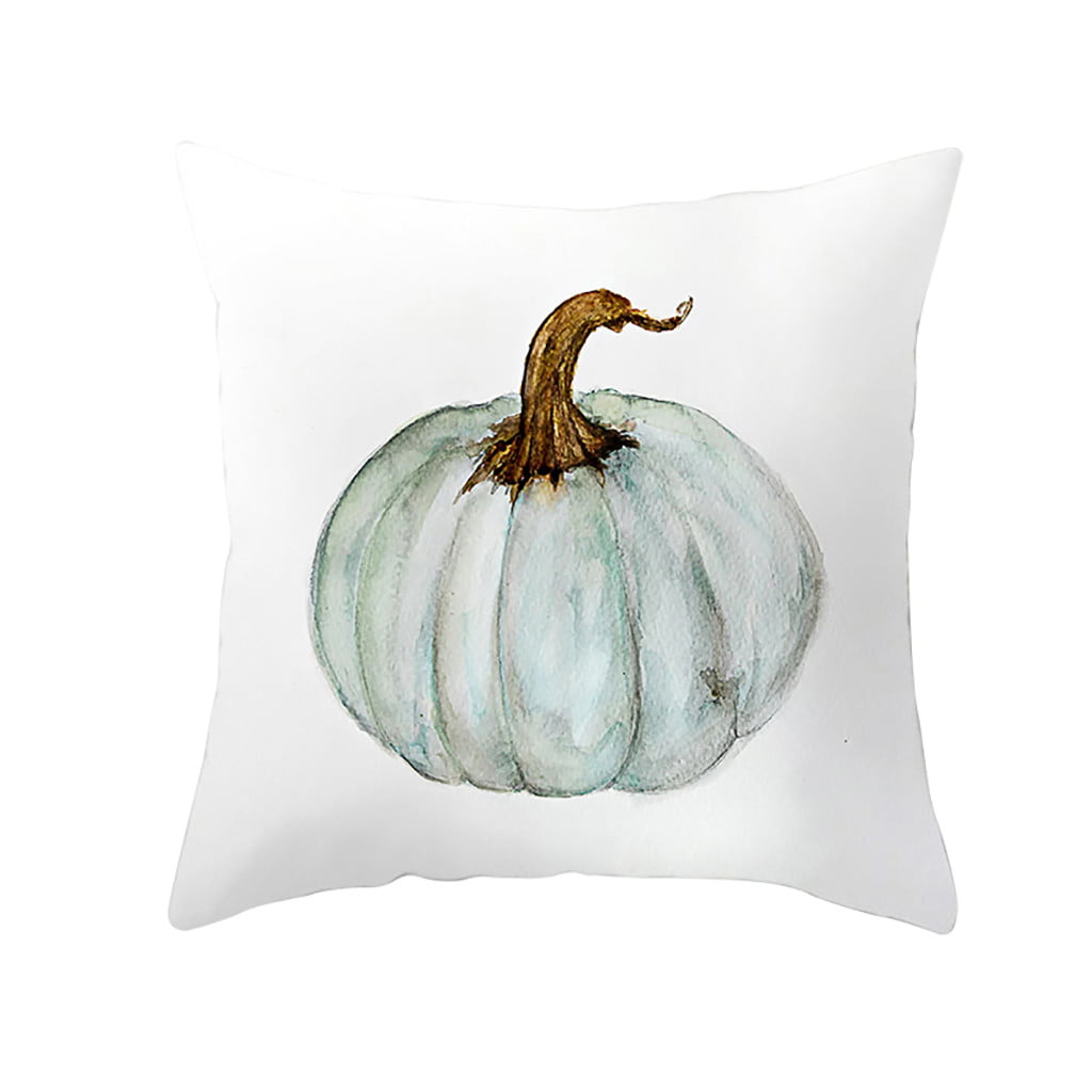 Fall Halloween Pumpkin Pillow Case Waist Throw Cushion Cover Sofa Home Decor 