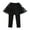 Girl Skirt-Black, variant on KkSLirnhs 120 Girls' Fashionable Summer Bubble Mini Skirt with Layered Net Fabric Lightweight Tiered Ruffle Short Skirts Pink