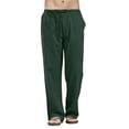 thumbnail image 1 of TheFound Women's Drawstring Pants, Autumn Elastic Waist Solid Color Loose Lounge Pants, 1 of 9
