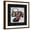 Brown Frame, variant on Art.com Zebra Fashion II Art Print by Todd Williams, 16" x 16"