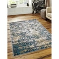 thumbnail image 1 of Get My Rugs MX0006M1703A4 4 x 6 ft. Machine Woven Polypropylene Area Rug, Turkish Floral - Ivory Blue, 1 of 1