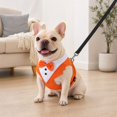 thumbnail image 3 of Small Dog Harness and Leash Set with Adjustable Mesh Dog Harness,Reflective Dog Leash for Puppies,Dog Tuxedo Style for Birthday Gift,1 Pack, 3 of 4