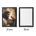 thumbnail image 3 of WFSposter Jesus Canvas Wall Art Jesus with Red Bird Bright Red Picture Print Christian God Poster Cardinal and Jesus Picture for Church Prayer Room, 3 of 7