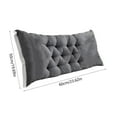 thumbnail image 3 of Bwomeauty Bedroom Decor, Bedside Cushion Bedroom Cushion Bed Back Tatami Soft Package Bed Sofa, Holiday Gifts, 3 of 6