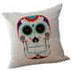 thumbnail image 4 of Funda de Cojín de para Funda de Almohada Sofá del Coche Casa ationation Cushion, 16.93x16.93Inches J shamjiam funda de cojín de almohada de cráneo, 4 of 6