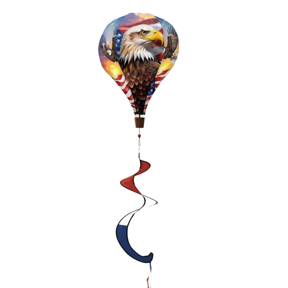 Briarwood Lane Everyday Soaring American Eagle Balloon Wind Twister 54x12 Balloon