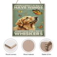 thumbnail image 3 of Golden Retriever Hanging Wood Sign Home Decor, Funny Pet Dog Sign Home Decor Pet Owner Gift, Home Decor Gift, Bedroom Decoration Wall Art Hanging Sign 12x12 inches, 3 of 8