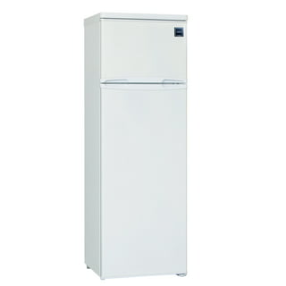 RCA RFR1055-BLUE, Retro 2 Door Apartment Size Refrigerator with Freezer,  10, Blue, cu ft