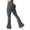 Dark Gray, variant on Flare Leggings with Pockets for Women Scrunch Workout Leggings Butt Lifting Gym Yoga Pants