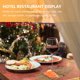 thumbnail image 3 of Plato de restaurante de hotel, decoración de mesa de sushi, decoración de Año Nuevo japonés, fondo de sashimi con flores artificiales, 6 piezas, 3 of 6