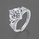thumbnail image 2 of Anillo de corona para mujer con apertura ajustable, regalo de boda, confiable en uso, 2 of 6