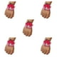 thumbnail image 1 of Toystoory elástica única con materiales para ocasiones especiales Ramillete de muñeca de rosa satinada hecho a mano N26 rosa roja Type2 NO2, 1 of 6