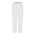 thumbnail image 5 of ClodeEU Women's Harem Pants,Lightweight Loose Fit Capri Pants, Elastic Waist Linen Pants With Pockers White,Womens Plus XXL, 5 of 8
