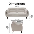 thumbnail image 6 of Serta Sierra Collection 61 Loveseat in Ivory, 6 of 10