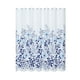 thumbnail image 2 of Cortina de ducha impermeable y resistente al moho, transmisión de luz, no cortina de baño transparente, azul y blanco, sin necesidad de perforación, 2 of 8