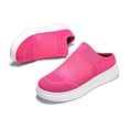 thumbnail image 2 of VeFlora Couples Slip On Mesh Sneakers, Breathable Knit Casual Walking Shoes, Lightweight Thick Sole Platform Loafers for Men Women, Everyday Summer Comfort Shoes(Pink/36), 2 of 9