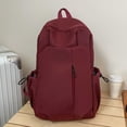 thumbnail image 3 of School Backpack Large Capacity Casual Korean Style Solid Color for Men Women Students Fashionable Couple Daypack for College Travel, 3 of 6