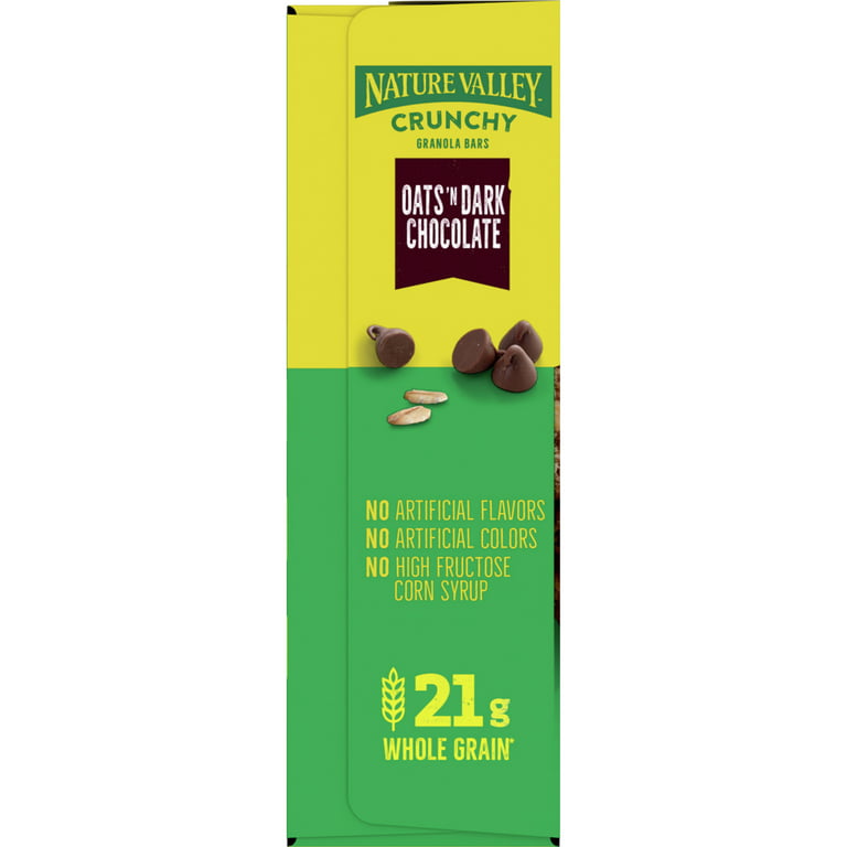 Nature Valley Crunchy Granola Bars, Oats 'n Dark Chocolate, 12 Bars, 8.94  OZ (6 Pouches) 