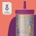 thumbnail image 4 of Termo Botella 12oz Para Niños Con Popote Acero Inox Leighton coral Estándar, 4 of 4
