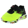 thumbnail image 5 of Fila Galaxia 4 Strap Mashup Infant/Toddler Shoes Size 5, Color: Neon Green/Black, 5 of 5