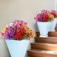 thumbnail image 5 of Inadays Artificial Flowers for Outdoor Indoor, 24 Bundles Fake Plant Colorful Eucalyptus Camellia UV Resistant for Garden Yard Wedding Farmhouse Balcony Porch Patio, 5 of 9