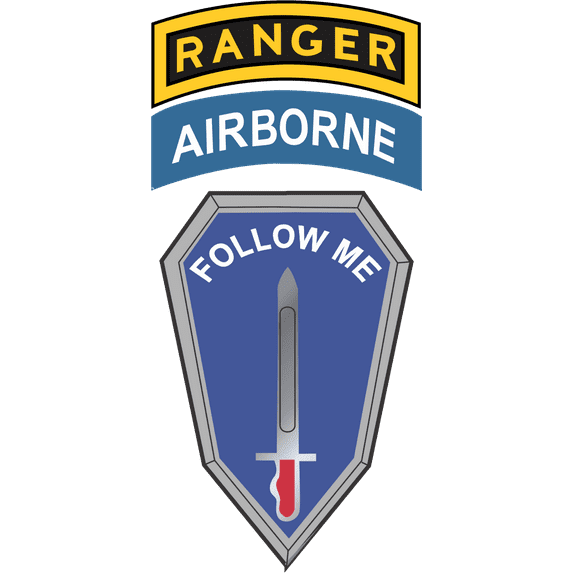 4th Ranger Training Brigade Decal 6 Pack 3.8"