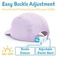 thumbnail image 2 of JAN & JUL Girls' Quick Dry Sun Cap, Water Resistant Baby Sun Hat for Swimming (Pink Ice Cream, M: 3-24 Months), 2 of 6