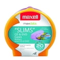 thumbnail image 1 of Slim CD/DVD Shell Cases, 20 pk (Assorted Colors), 1 of 2