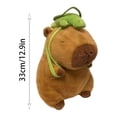 thumbnail image 3 of 33CM Juguete de Peluche de Capibara, Lindo Animal de Peluche de Capibara, Realista Lindo Relleno Capibara Peluche decoración del hogar muñeca de Juguete Suave Regalos para niños Adultos, 3 of 6