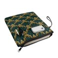 thumbnail image 2 of HELLHERO Book Sleeve with Waterproof Polyester Fabric Book Storage Bag Book Organizer Bag Lightweight Book Organzier Holder with Pocket for Men Classic, Golden Deer Silhouettes, 2 of 5