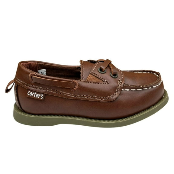 Carter’s Toddler Boys Boat Shoes Size 7 Brown Slip-On Casual Classic Style