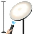 thumbnail image 4 of SUNMORY 69" Modern Remote Control Black Torchiere Floor Lamp, Led Super Bright Standing Lamp, Tall lamp for Living Room Bed Room, 4 of 9