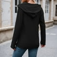 thumbnail image 4 of EDFBUYKRS Long Sleeve Shirts for Women Fall V Neck Knit Blouses Dressy Casual Tunic Tops Ladies Work Clothes S, 4 of 5