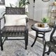 thumbnail image 5 of MF Studio 5 Pieces Patio Furniture Conversation Set with 2 Pieces Strapping Chairs, 2 Pieces Strapping Ottoman and 1 Piece My Lux Decor Round, 5 of 6