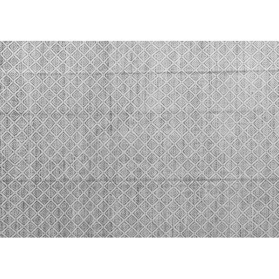 Ahgly Company Indoor Rectangle Solid Gray Modern Area Rugs, 8' x 10'