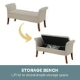 thumbnail image 5 of Convenience Concepts Designs4Comfort Garbo Entryway Storage Bench, 5 of 7
