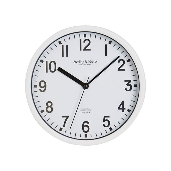 Horloge murale HOMETRENDS 22,3&nbsp;cm, précision du quartz