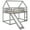 Gray + Pine + Twin, variant on Hitop Twin over Twin Low Bunk Bed, House Bed with Ladder , Gray(OLD SKU:WF197808AAE)
