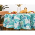 thumbnail image 2 of Indoor Outdoor Tabletop for Spring Summer Decorations, Picnics and Dinner Parties - Stain and Water Resistant, Jungle Canopy, Tablecloth, 60" Round, 2 of 5