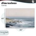 thumbnail image 4 of Stupell Industries Contemporary Serene Coastal Ocean Scene Canvas Art, 45 x 30, by Creative Studio, 4 of 8