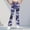 Purple, variant on OGLCCG Girl's Thermal Fleece Lined Flare Leggings High Waisted Stretch Bell Bottom for Kids Camouflage Print Winter Warm Yoga Pants 5-16 Years