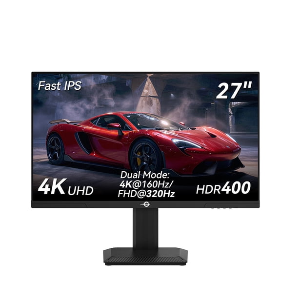 P2712V 27" Flat 16:9 Gaming Monitor - UHD 4K,160Hz / FHD320Hz Dual Mode, Fast IPS Panel, HDR400, 12 Scenario Modes, RGB Lighting-Titan Army