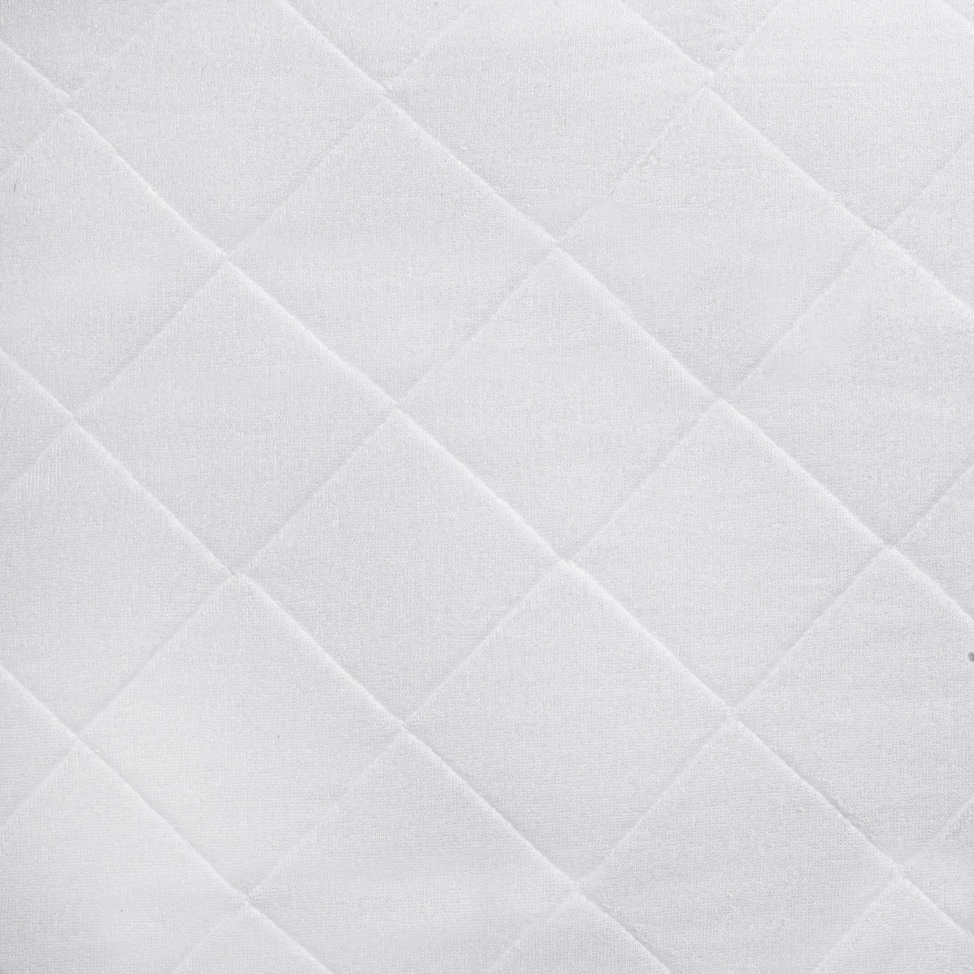 BreathableBaby Max Comfort Waterproof Crib Mattress Pad – White