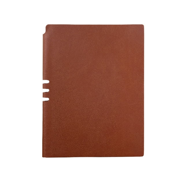 Organizador de agenda, diario, planificador, libro de notas, ahorro de espacio, regalo dulce de larga duración, artesanía, suministros de Cuadernos de escritura y cuadernos de bocetos Marrón